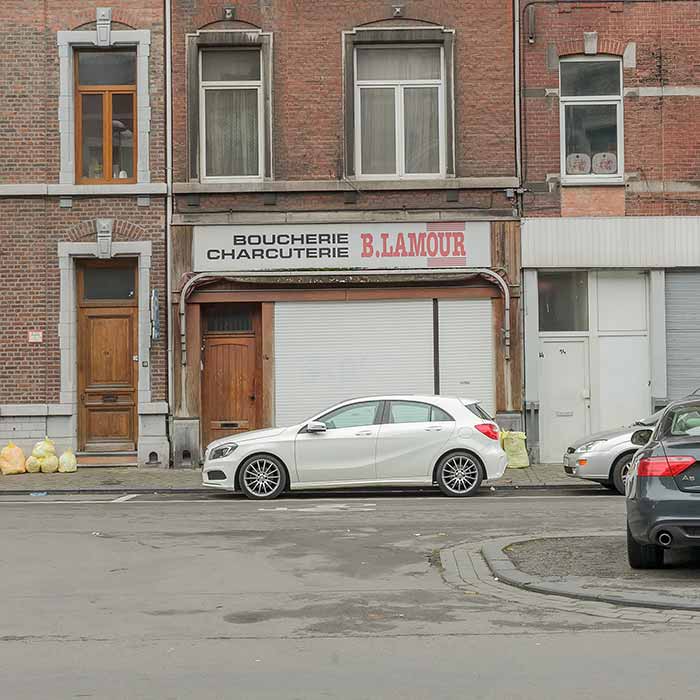 A butcher shop called "Lamour".