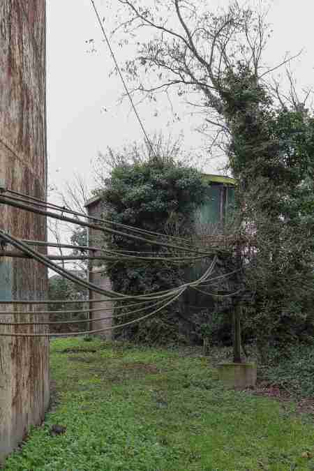 A web of all kinds of cables